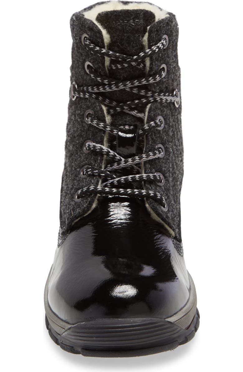 Bos. & Co. Gift Lace Up Wool & Leather Boot, Alternate, color,
