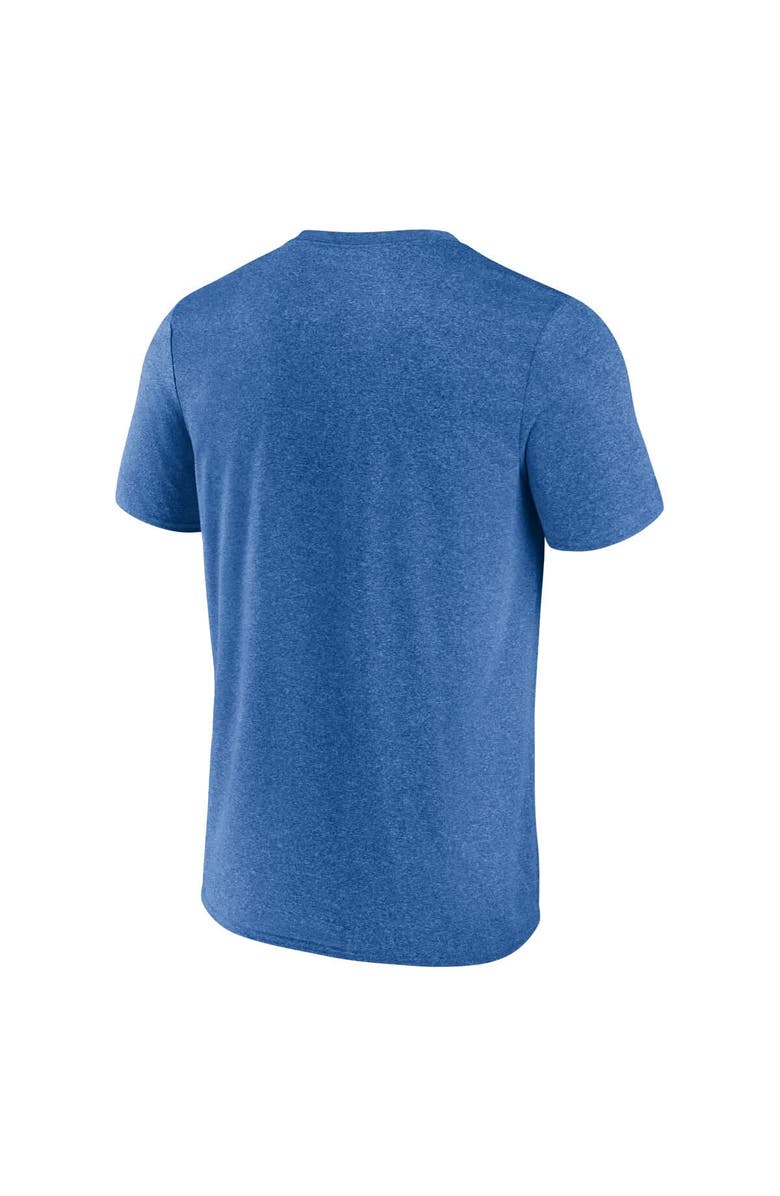 FANATICS Men's Fanatics Heather Royal Philadelphia 76ers Iconic Overtime T-Shirt, Alternate, color, 