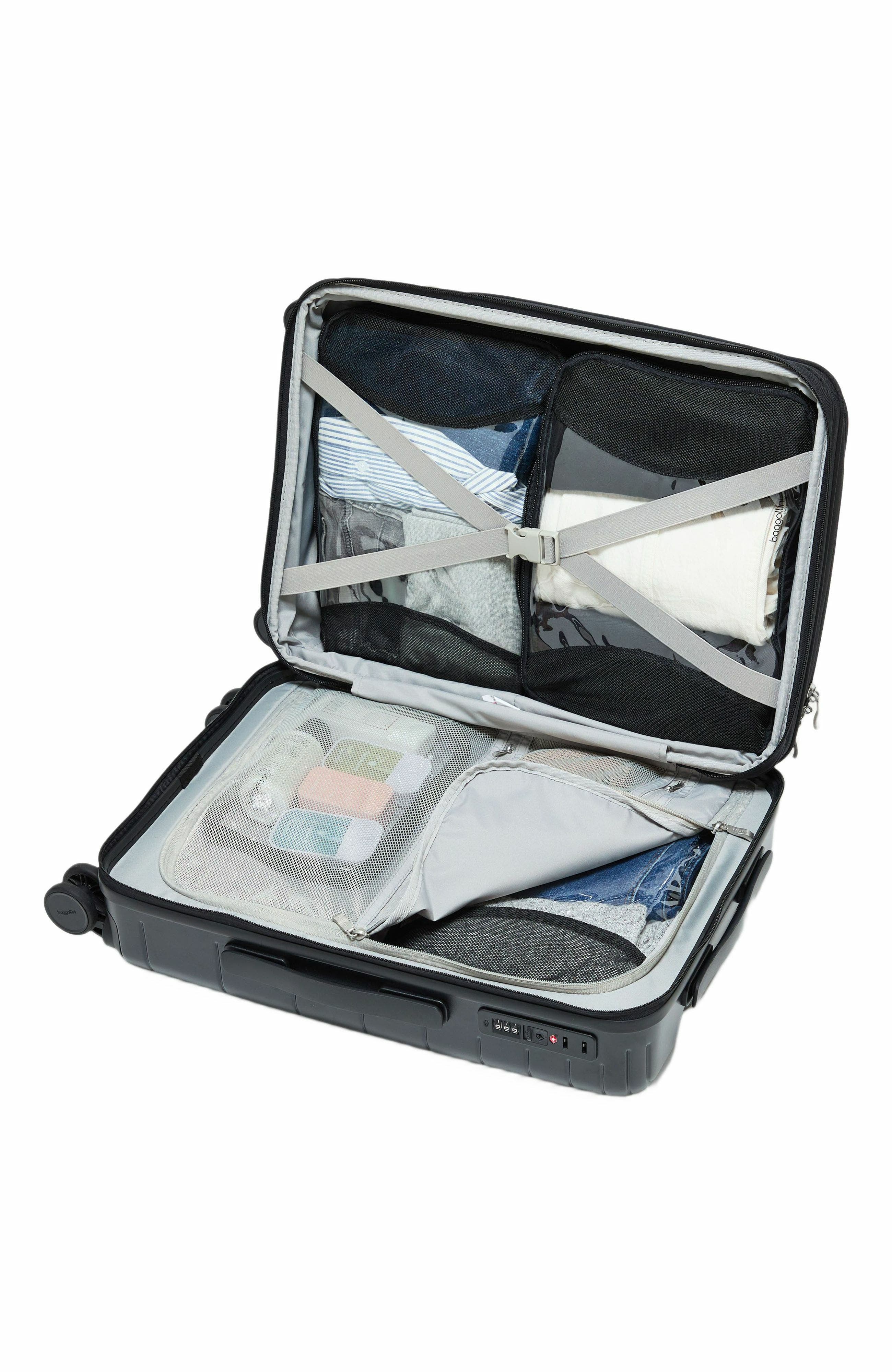 BAGGALLINI Set Wave 22in 4 Wheel Hybrid Carry-On, Alternate, color, 