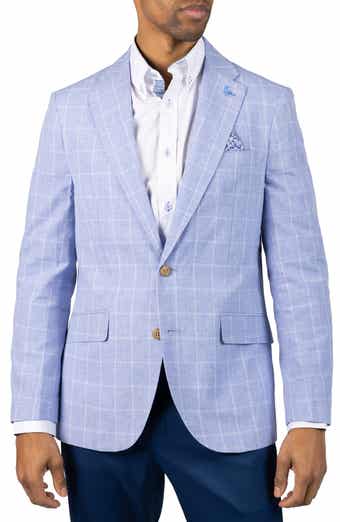 TailorByrd Mélange Yarn Dyed Windowpane Sport Coat