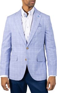 TailorByrd Mélange Yarn Dyed Windowpane Sport Coat