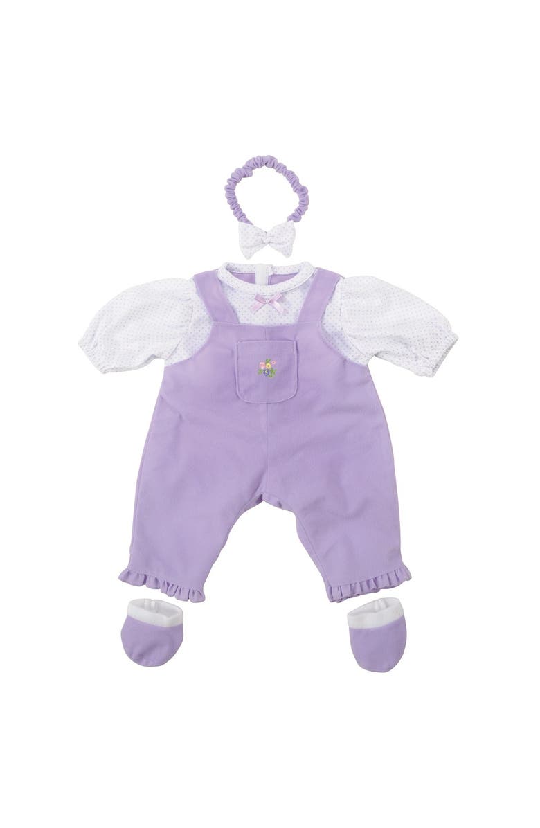 Kaplan Early Learning Company Soft and Loveable 20" Realistic Doll Clothes with Booties - Set of 3, Alternate, color, Multicolored