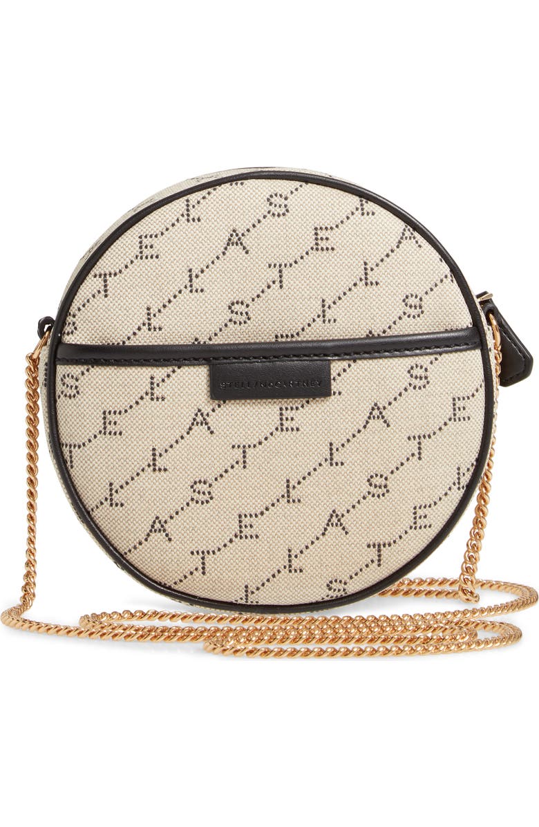 Stella McCartney Mini Monogram Circle Crossbody Bag, Alternate, color,