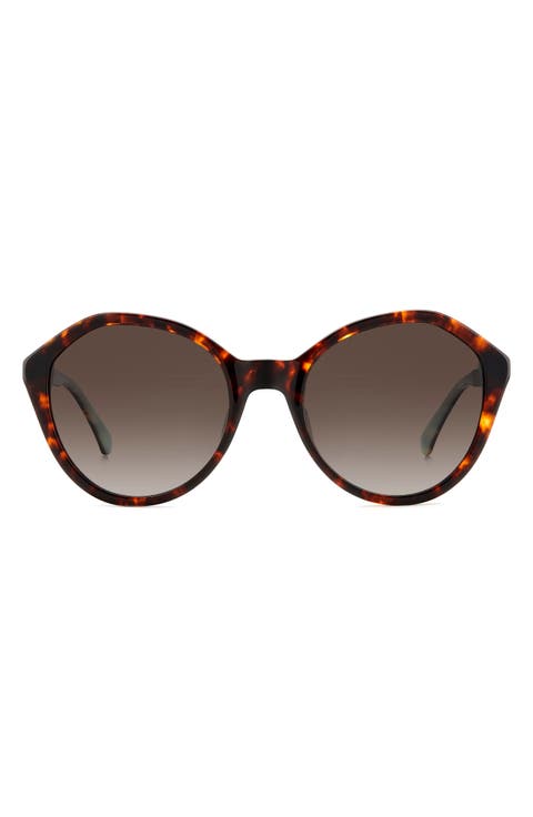 jezebel 54mm gradient round sunglasses