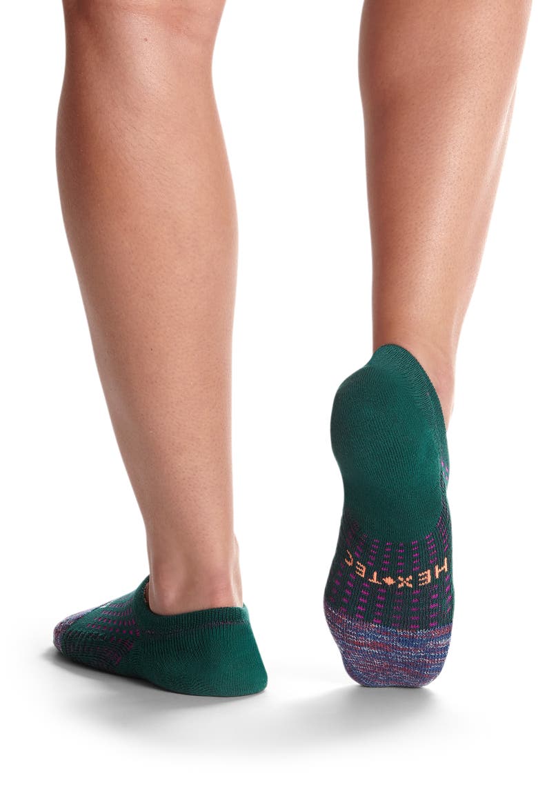 Space Dye No-Show Socks, Alternate, color, JEWEL PINE