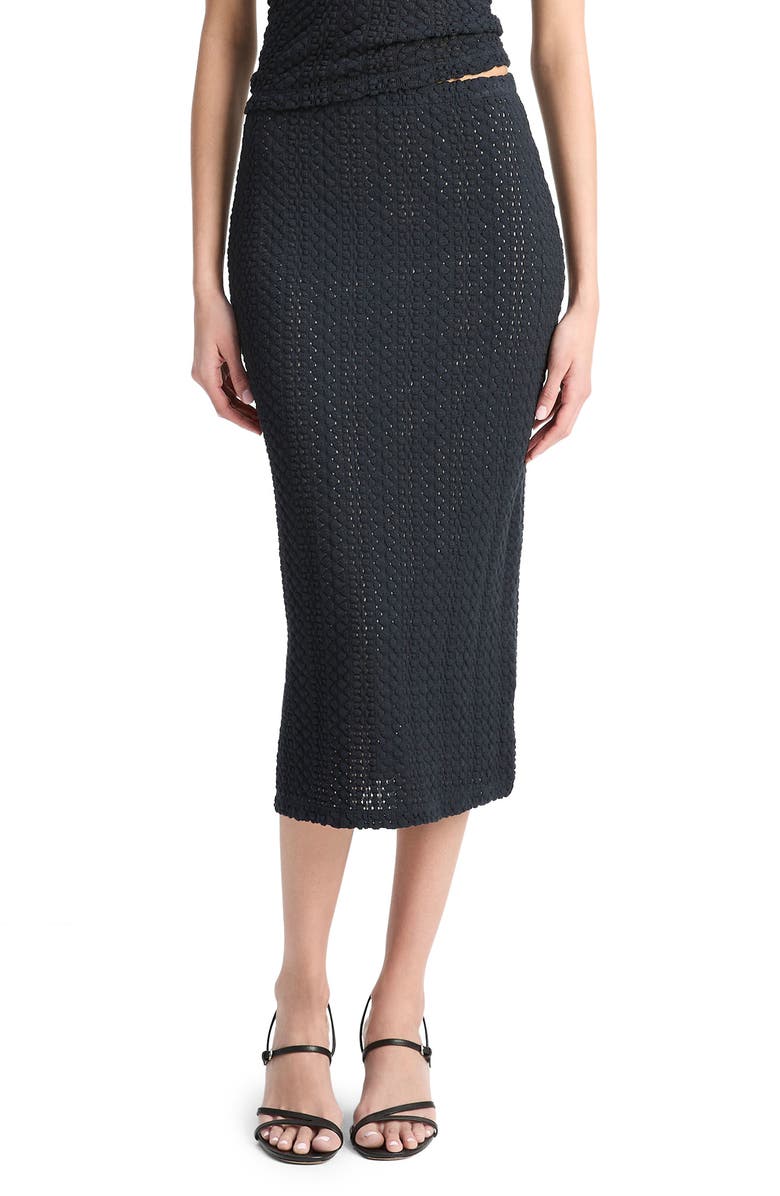 Vince Midi Knit Skirt, Main, color, Coastal