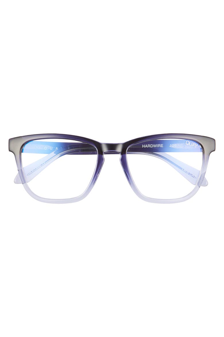 Hardwire 54mm Blue Light Filtering Glasses, Main, color, NAVY FADE