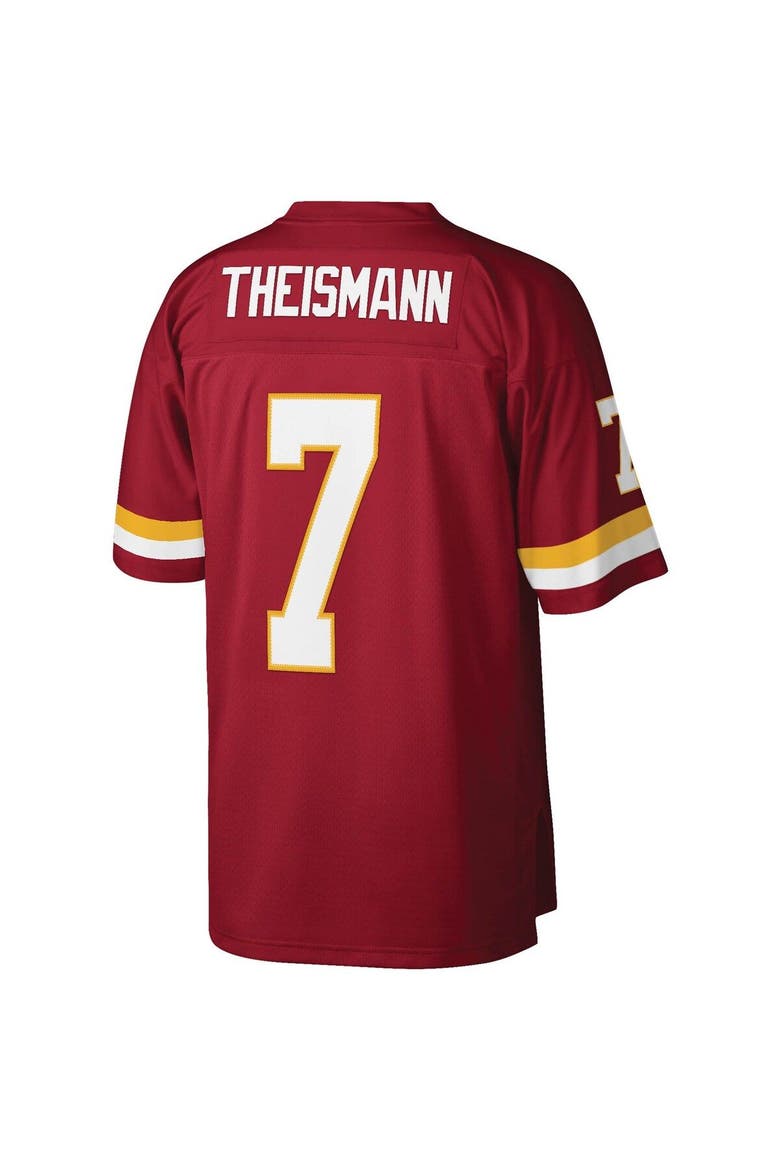 Men's Mitchell & Ness Joe Theismann Burgundy Washington Football Team Legacy Replica Jersey, Alternate, color, Burgundy