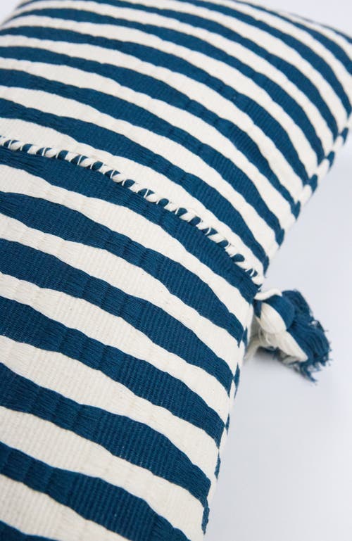 ARCHIVE NEW YORK ARCHIVE NEW YORK ANTIGUA CLASSIC STRIPED HANDWOVEN COTTON THROW PILLOW