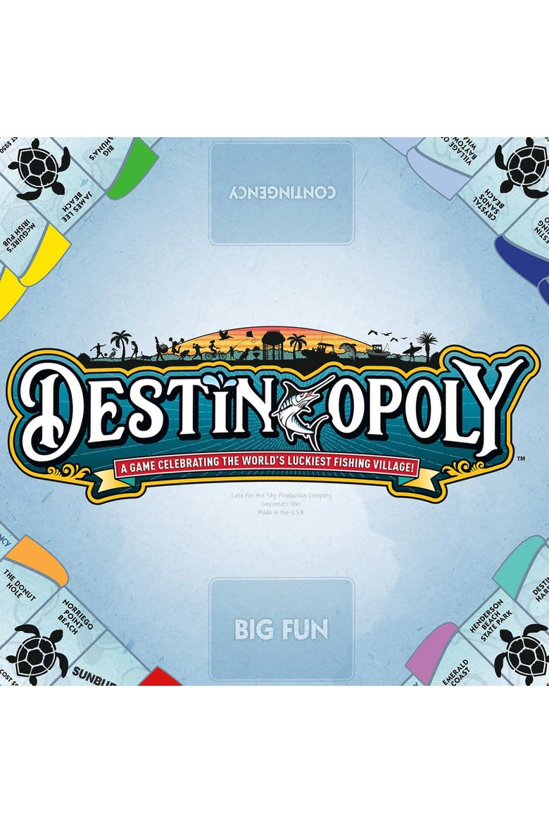 Destin Opoly Board Game, Alternate, color, Multicolored