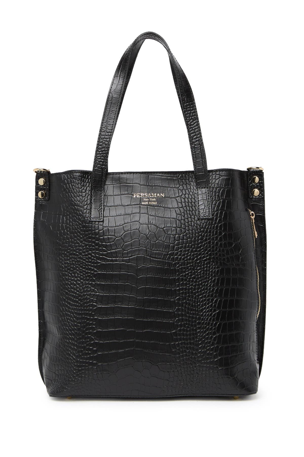 Persaman New York Adeline Embossed Leather Shoulder Bag, Alternate, color, 