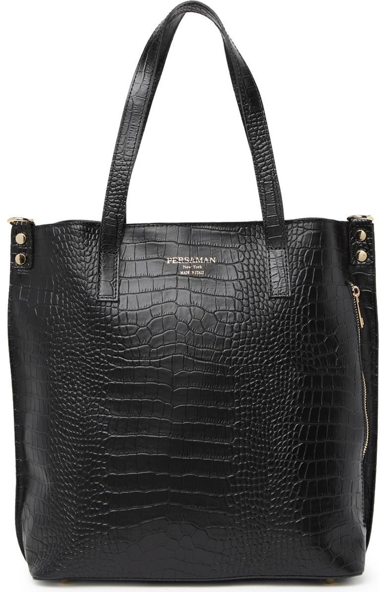 Persaman New York Adeline Embossed Leather Shoulder Bag, Alternate, color,