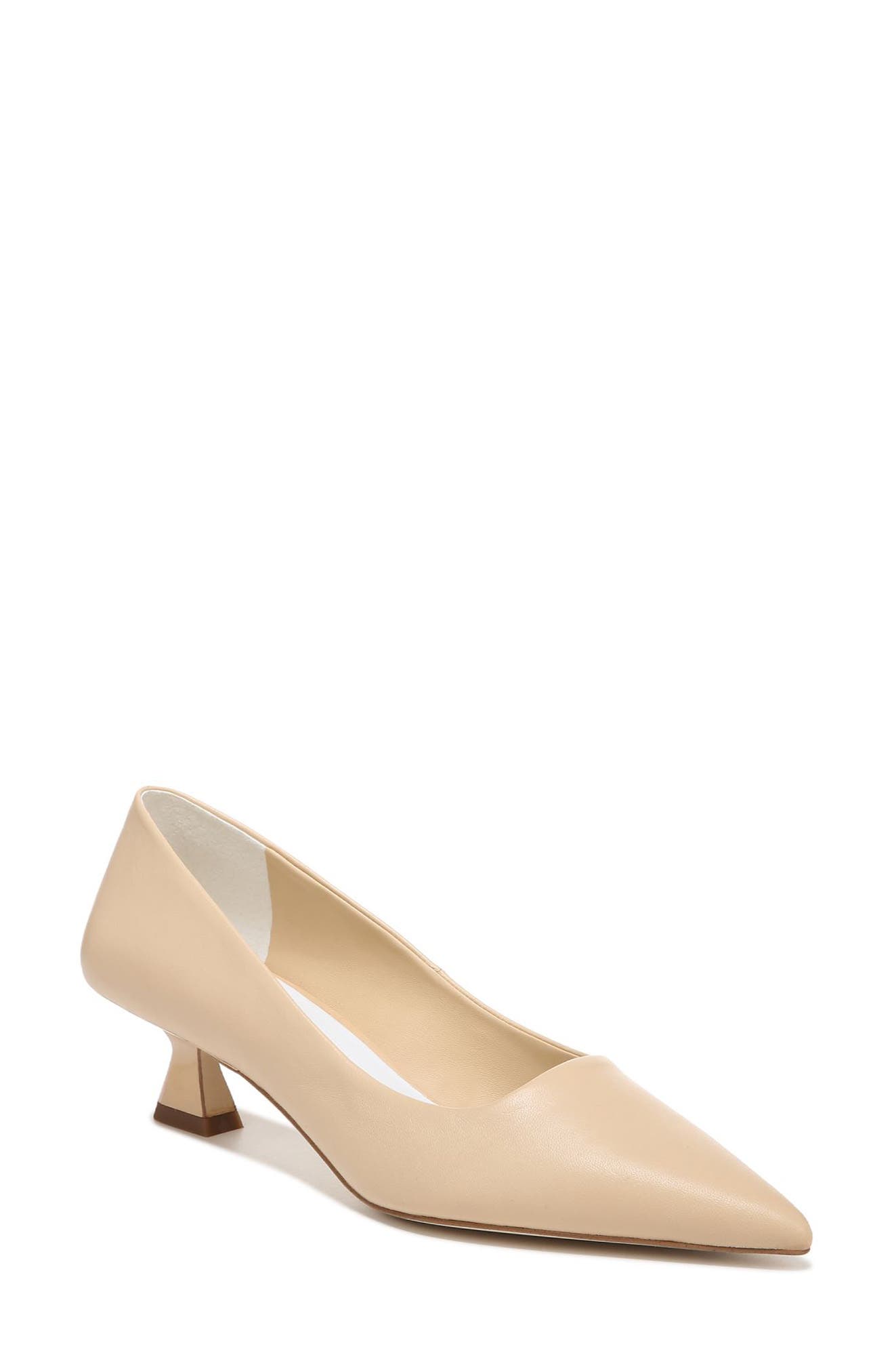 Diva Kitten Heel Pointed Toe Pump, Main, color, BEIGE