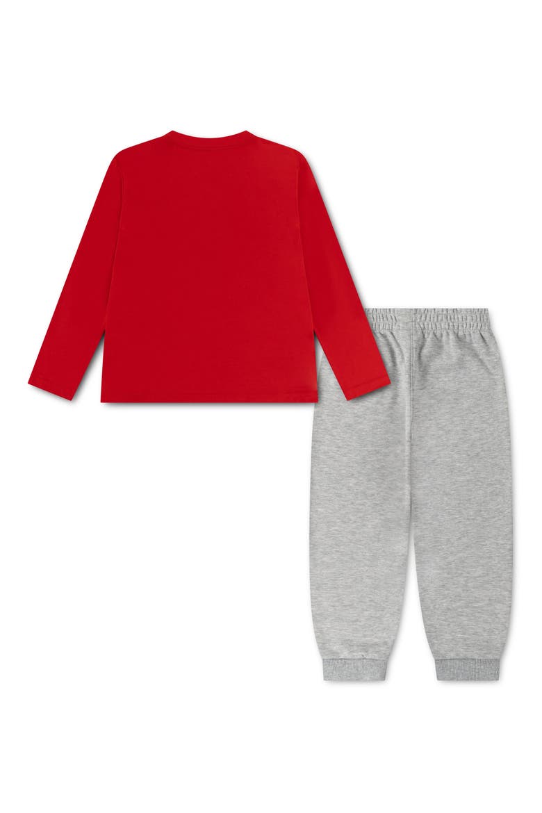 Kids' Futura Logo 2-Piece Jogger Set, Alternate, color, GREY HEATHER