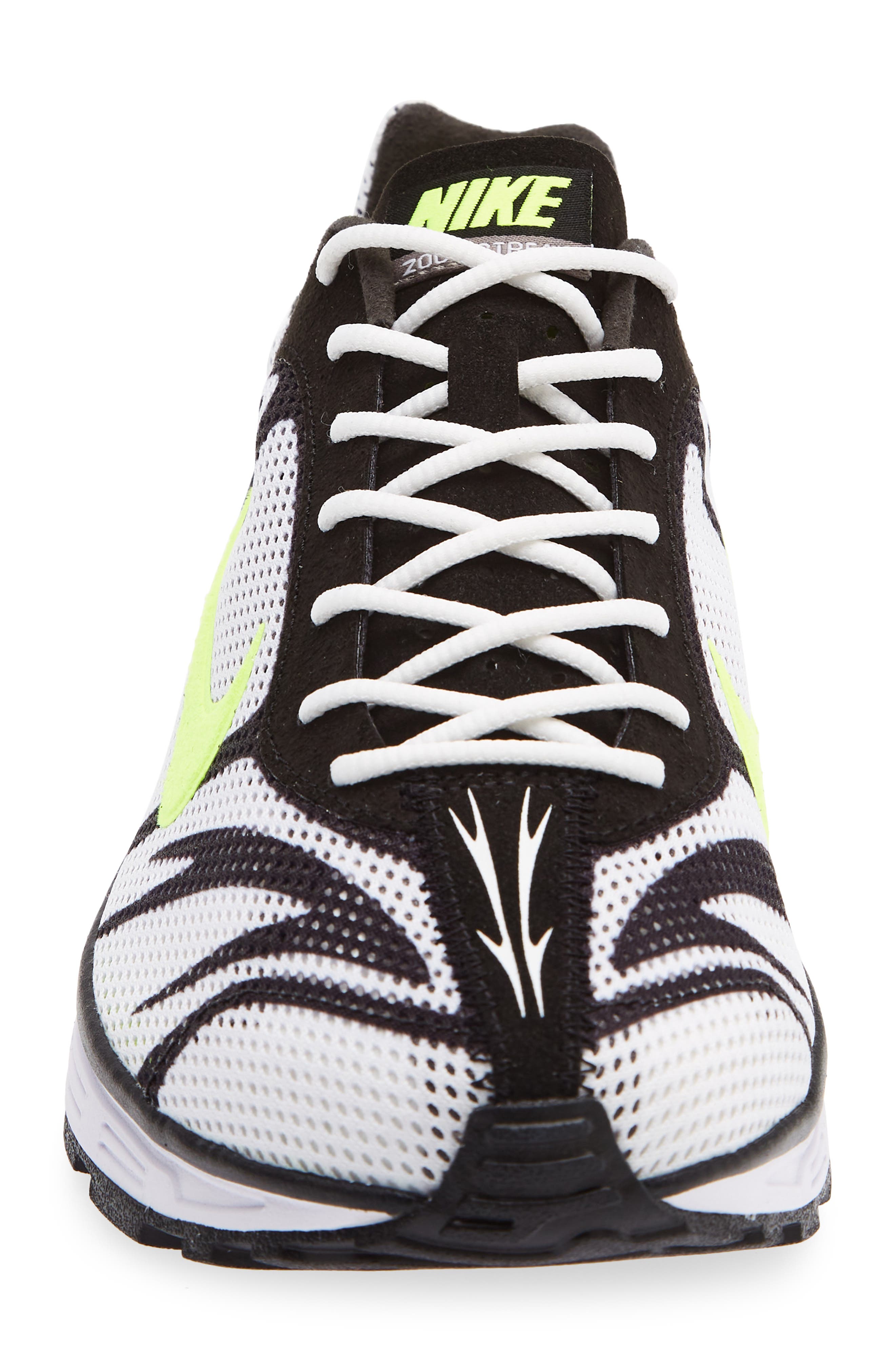 Zoom Streak 3 Racing Shoe, Alternate, color, WHITE/ VOLT/ BLACK