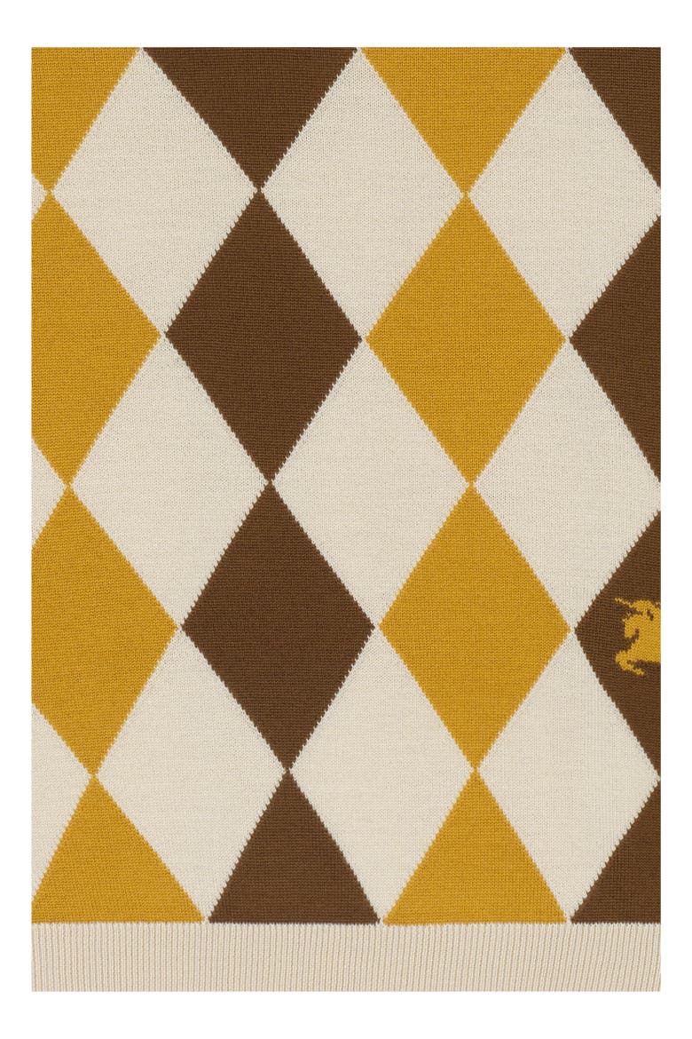 Argyle Wool Sweater Vest, Alternate, color, Pear yellow
