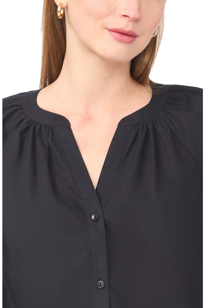 Raglan Puff Sleeve Top, Alternate, color, RICH BLACK