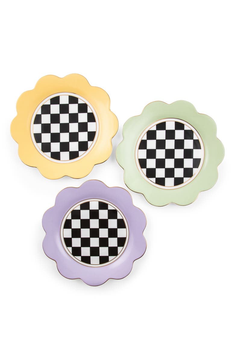 MACKENZIE CHILDS Buttercream Petal Dinner Plate, Alternate, color, Yellow