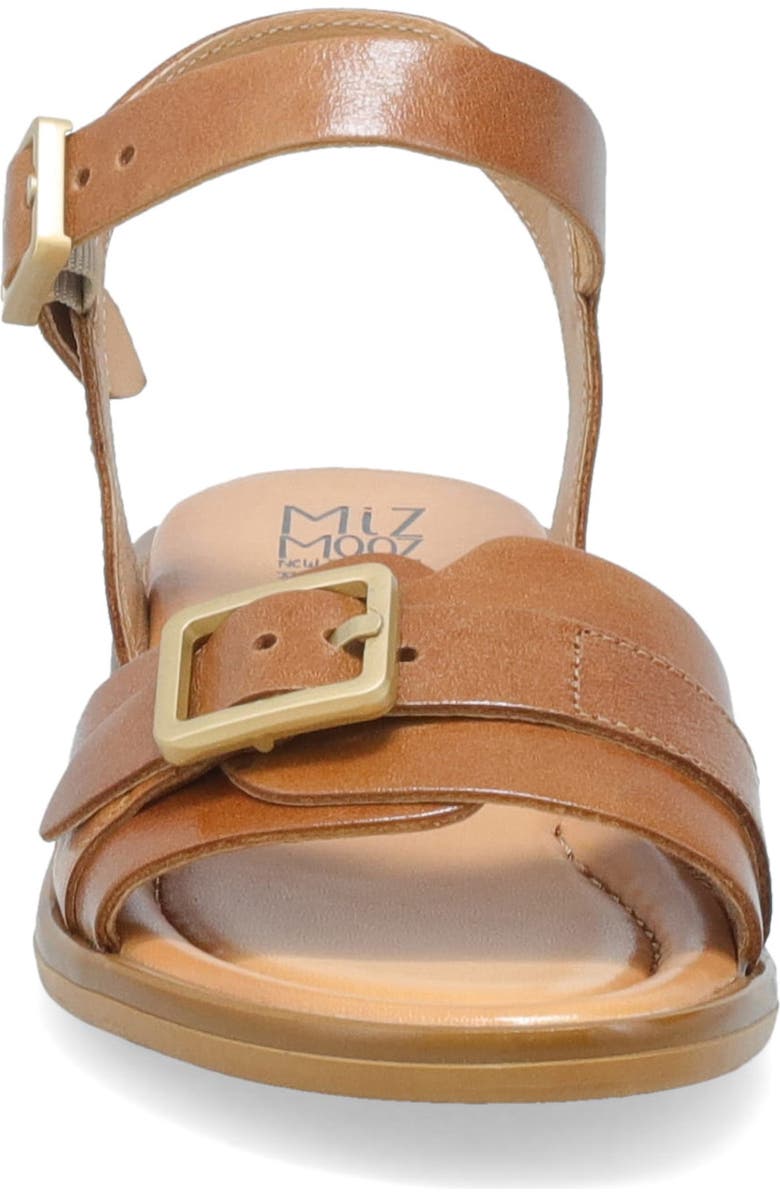 Miz Mooz Symone Ankle Strap Sandal, Alternate, color, Brandy
