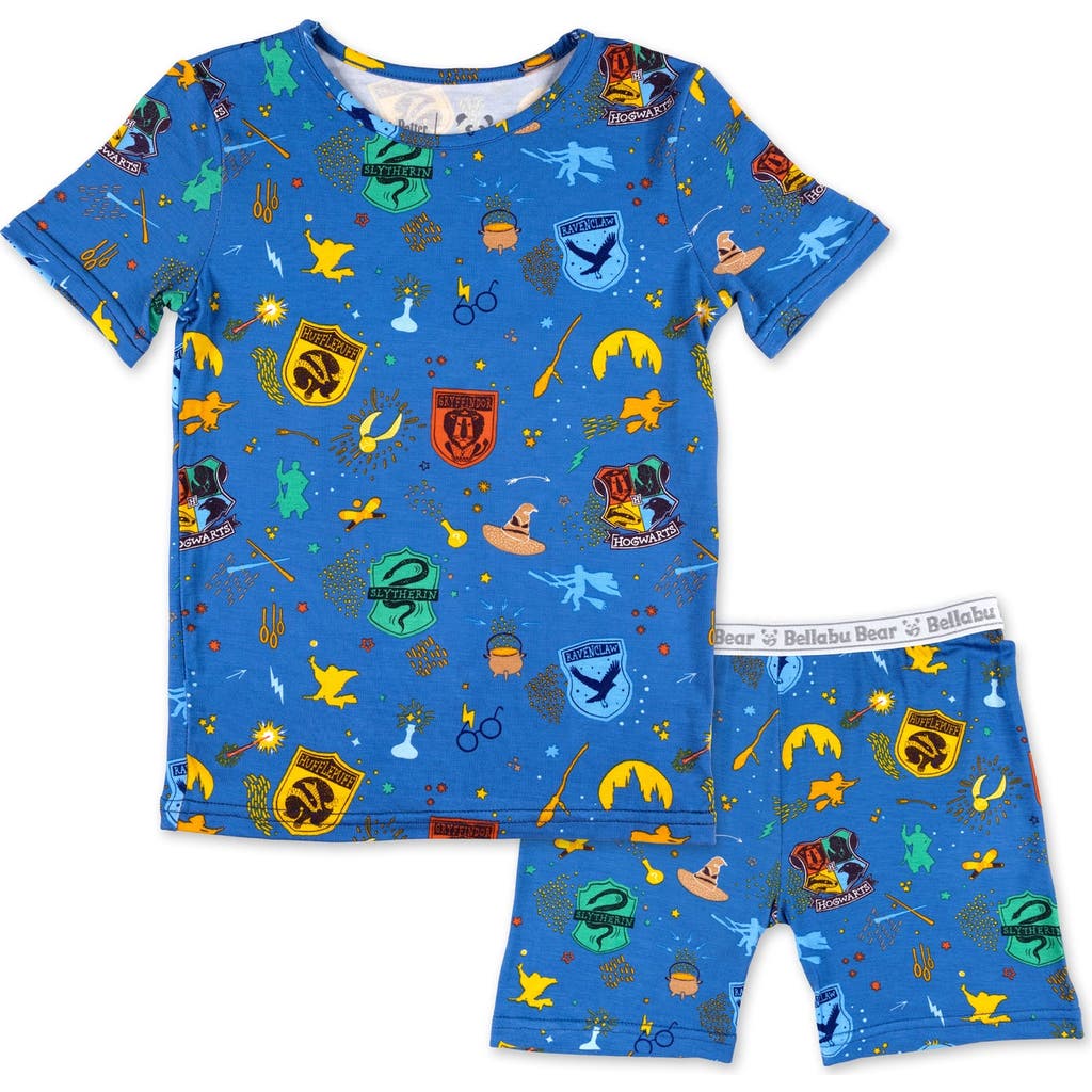 Bellabu Bear House Pride Kids 2-piece Short Sleeve & Shorts Pajama Set