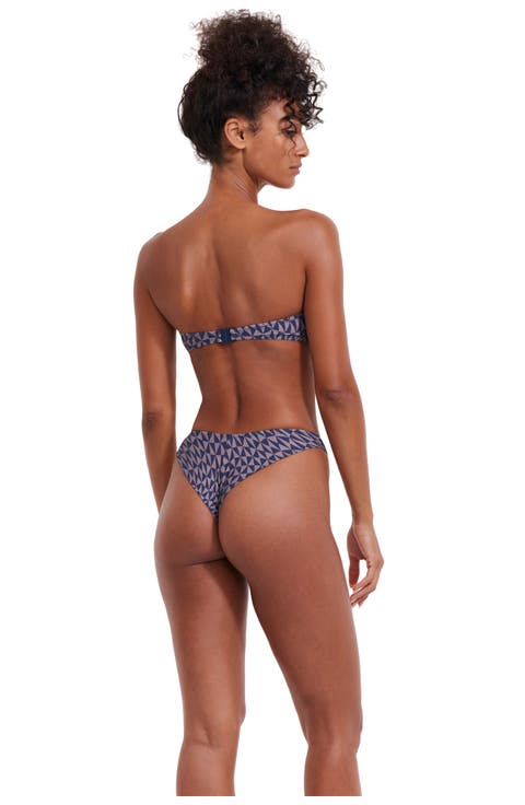 Midnight Magic Bandeau Wire Swim Top