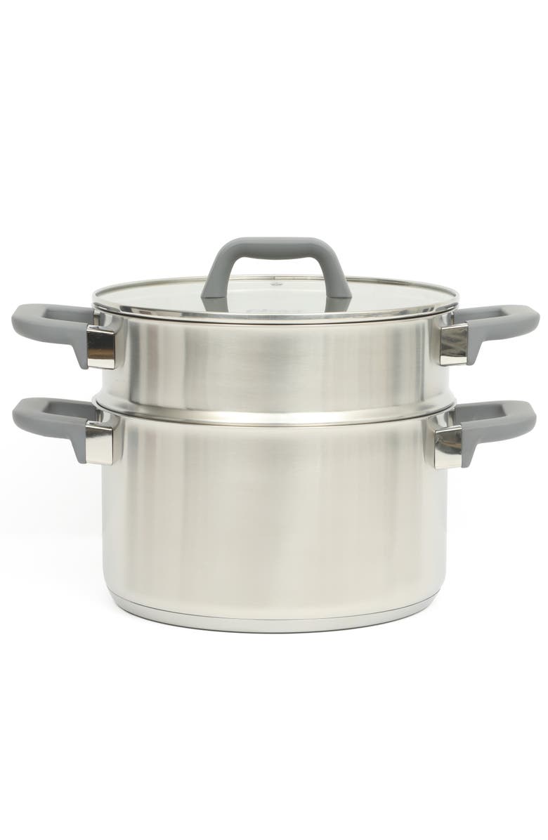 OSTER Beauford 9-Piece Stainless Steel Pots and Pans Cookware Set, Alternate, color, Silver