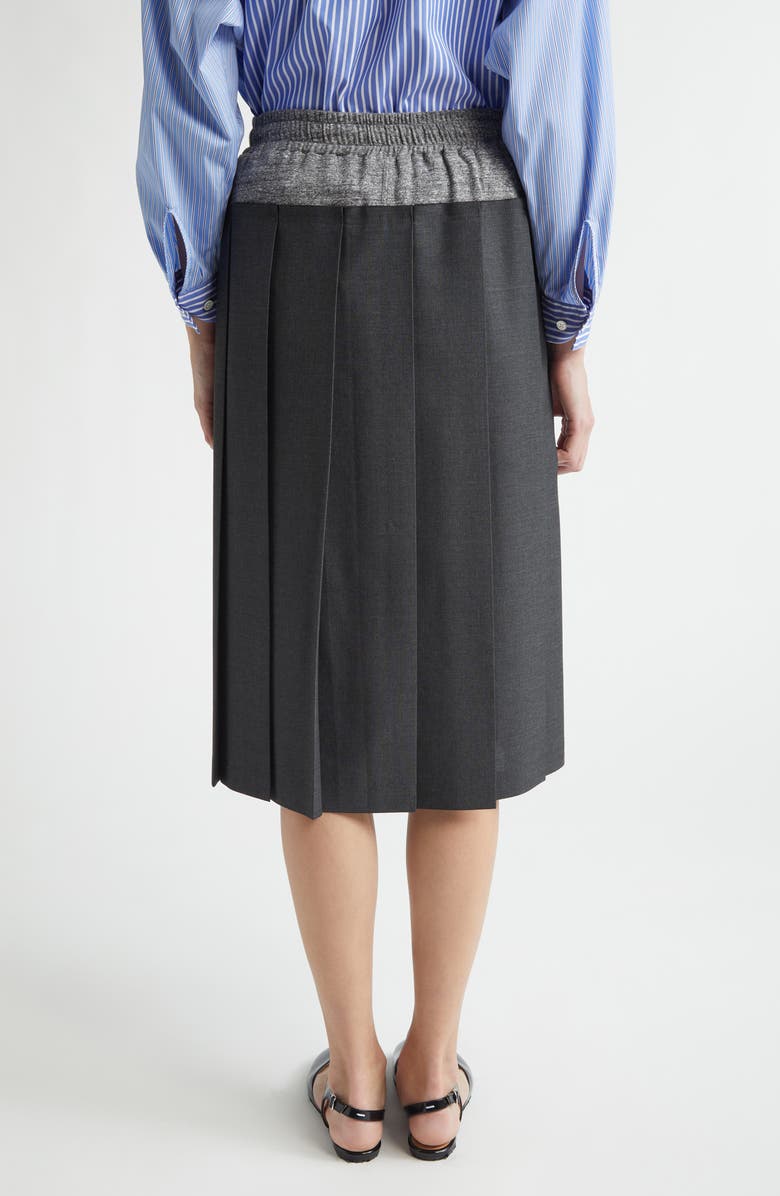 Undercover Drawstring Pleated Skirt, Alternate, color, 