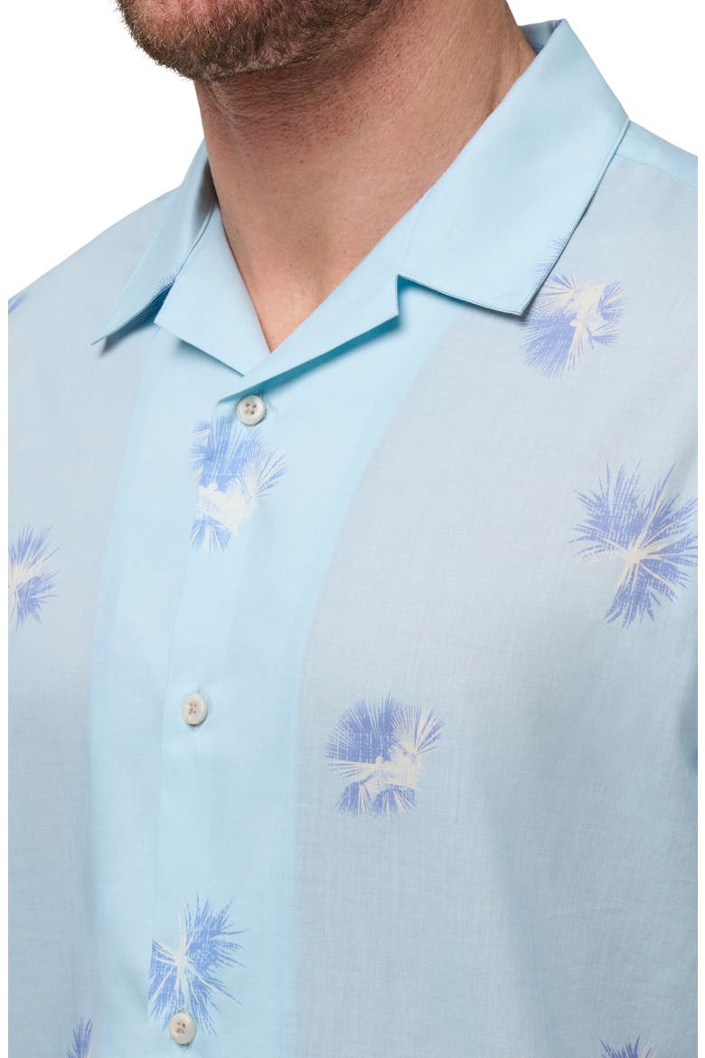 Casino Holiday Camp Shirt, Alternate, color, HEATHER DREAM BLUE