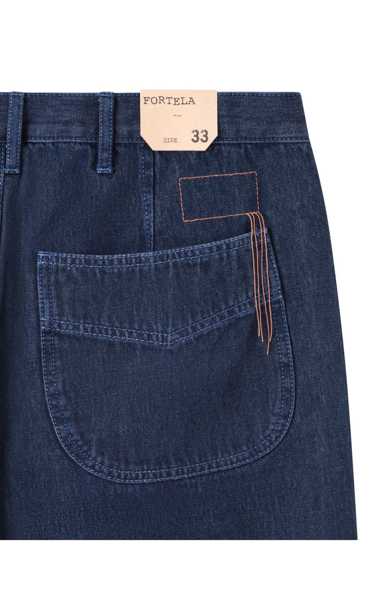 Fortela Jerom Indigo Rinse Denim Pants, Alternate, color, Blue