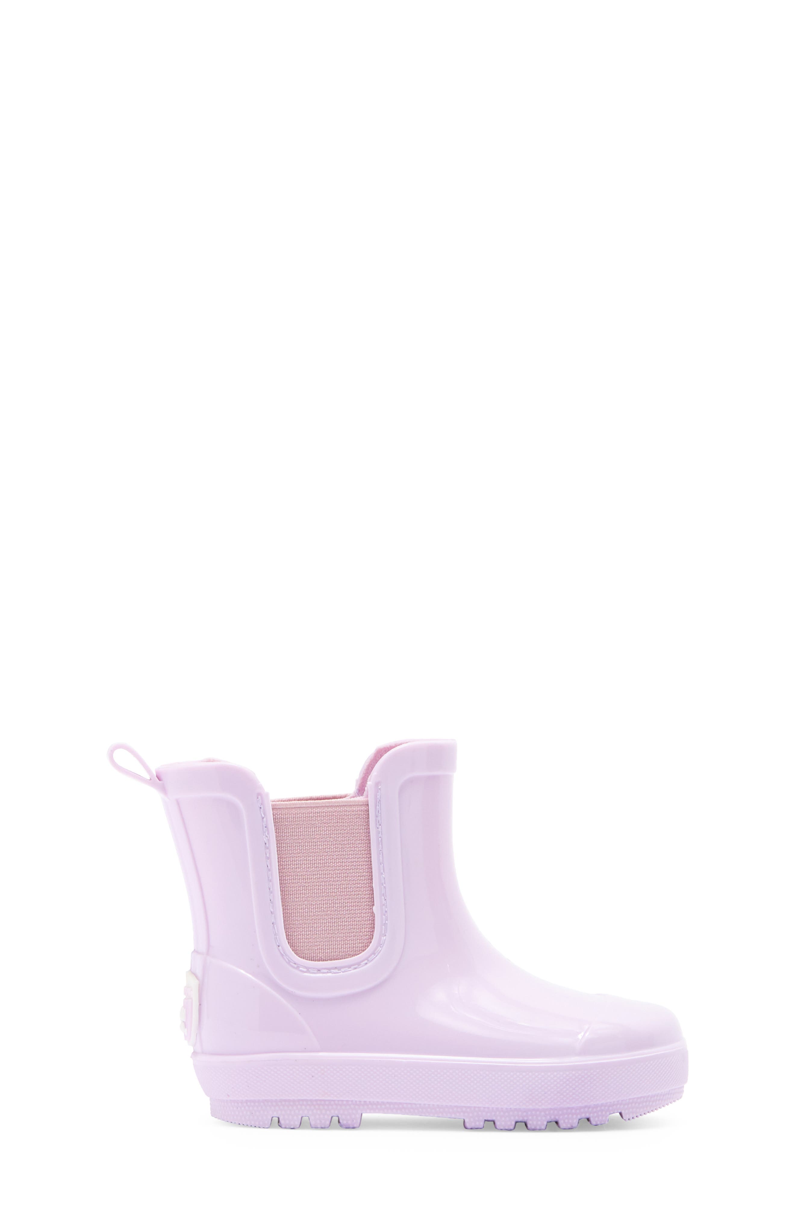 BEARPAW Kids' Shortie Rain Boot, Alternate, color, Lilac Gloss