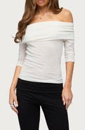EDIKTED Thais Off the Shoulder Backless Top