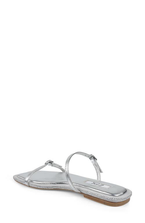 Zigi Two-strap Sandal In Silver