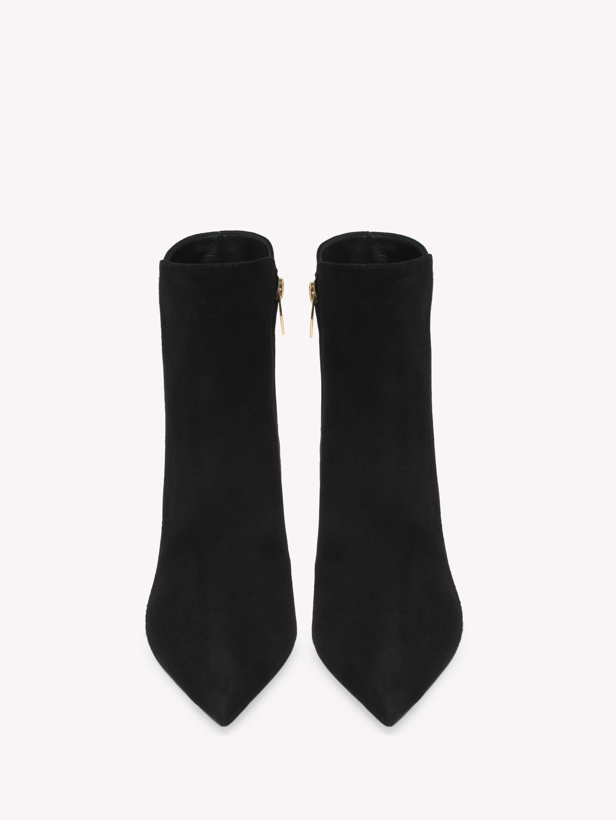 Gianvito Rossi Levy 55 Booties, Alternate, color, Black Suede