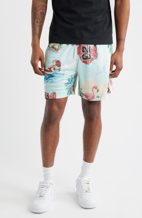 Essentials Print Mesh Shorts