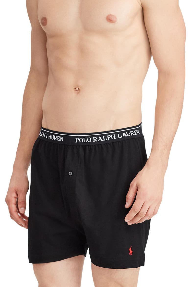 Assorted 5-Pack Knit Cotton Boxers, Alternate, color, GREY ASSORTED