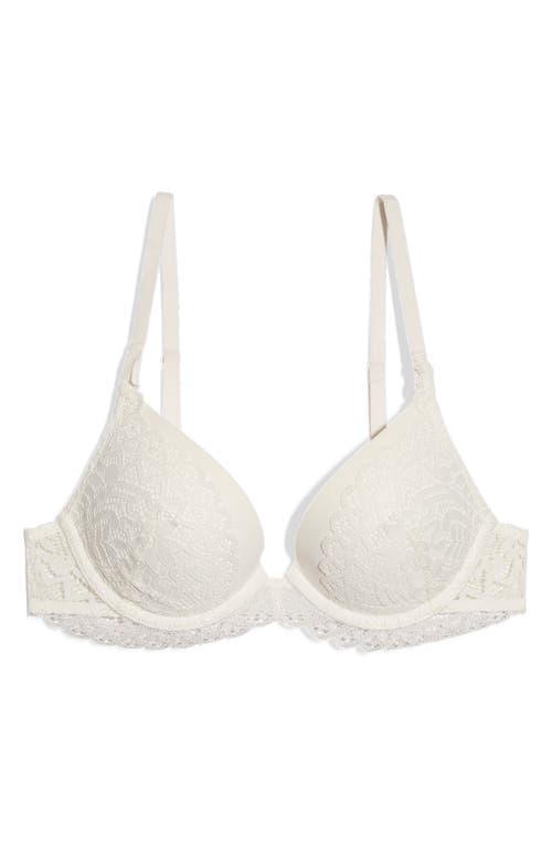 Etam Dream Classique Underwire Demi Bra In Ecru