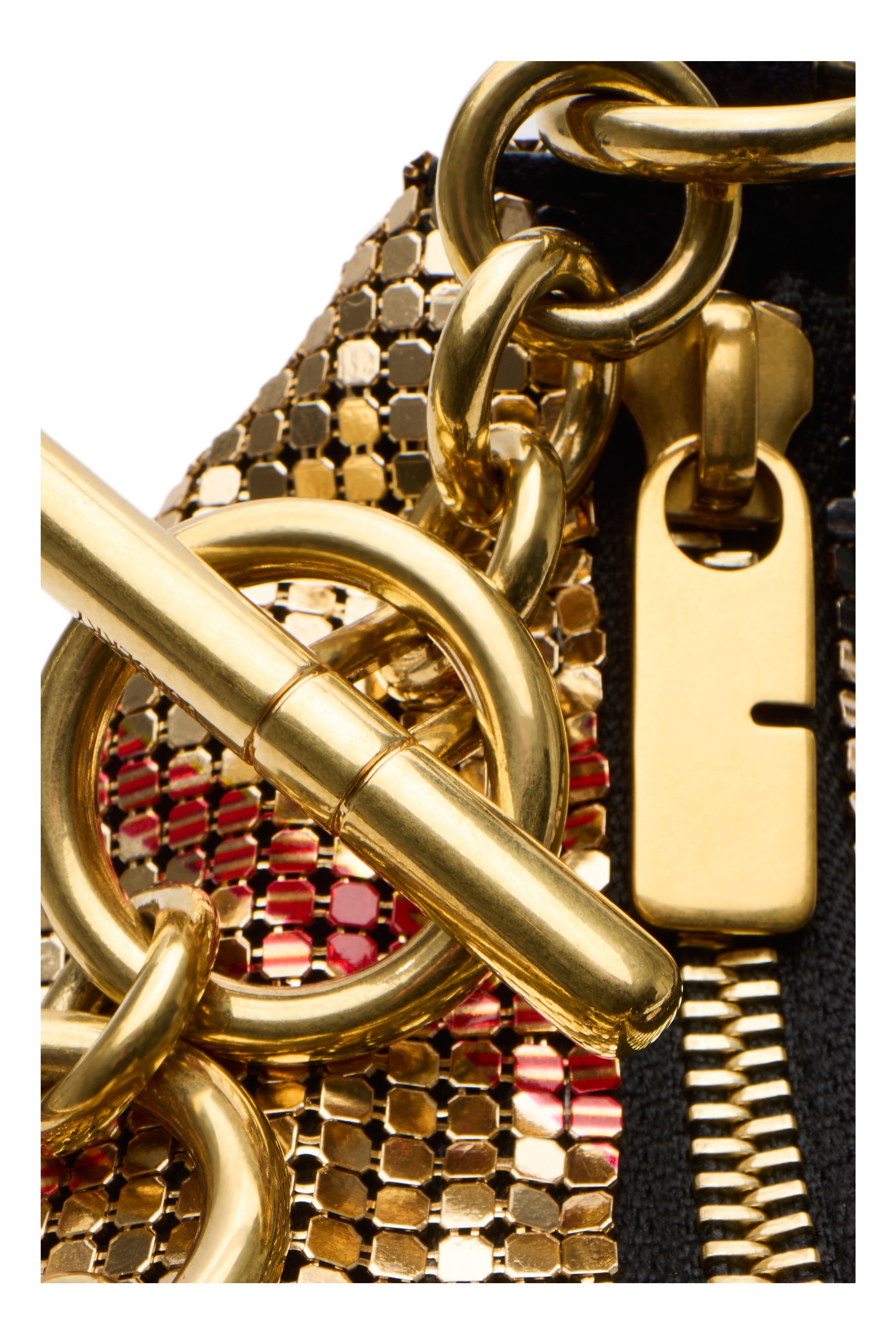 Burberry Chainmail Bag, Alternate, color, Sand Beige