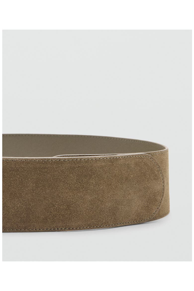 Suede Belt, Alternate, color, KHAKI