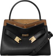 Tory Burch Petite Lee Radziwill Leather Double Bag