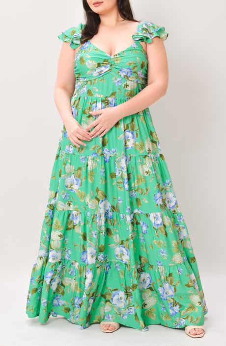 FLYING TOMATO Printed Maxi Dress