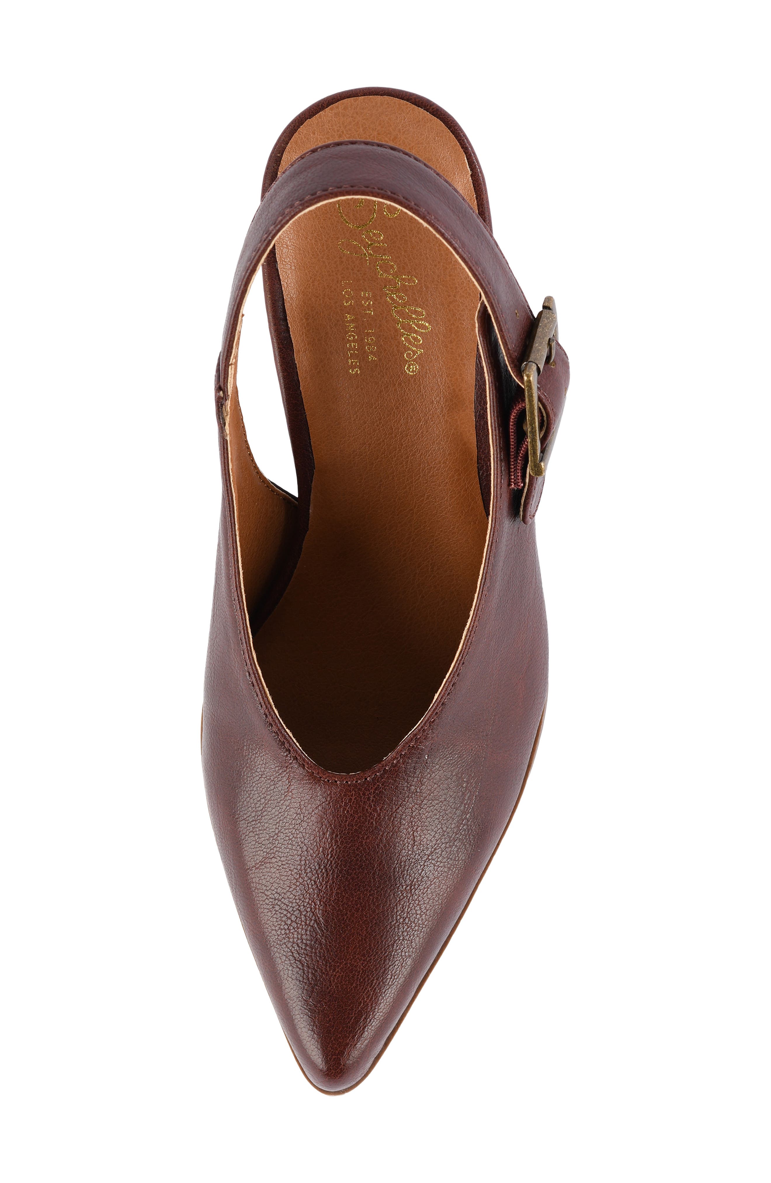 Take One Slingback Wedge Pump, Alternate, color, CHESTNUT