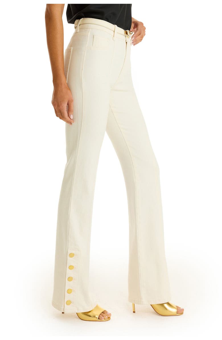 The Noli Shop Veronica Button Jean- Petite, Alternate, color, Ivory