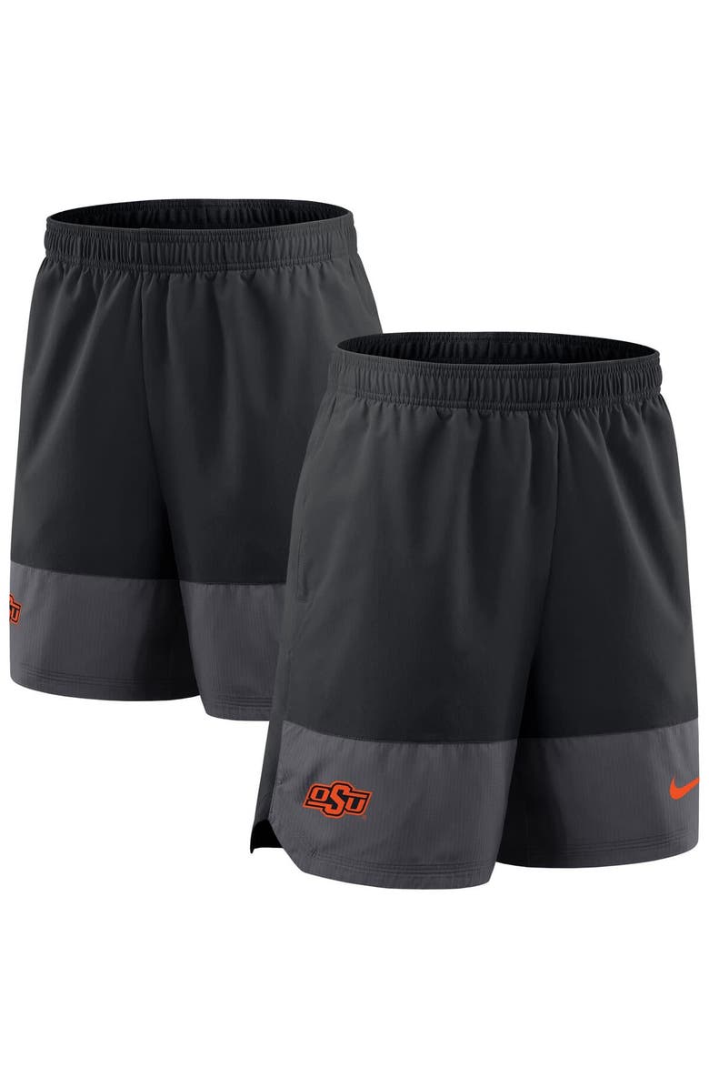 Nike Men's Nike Black Oklahoma State Cowboys 2025 Sideline Performance Shorts, Alternate, color, Black