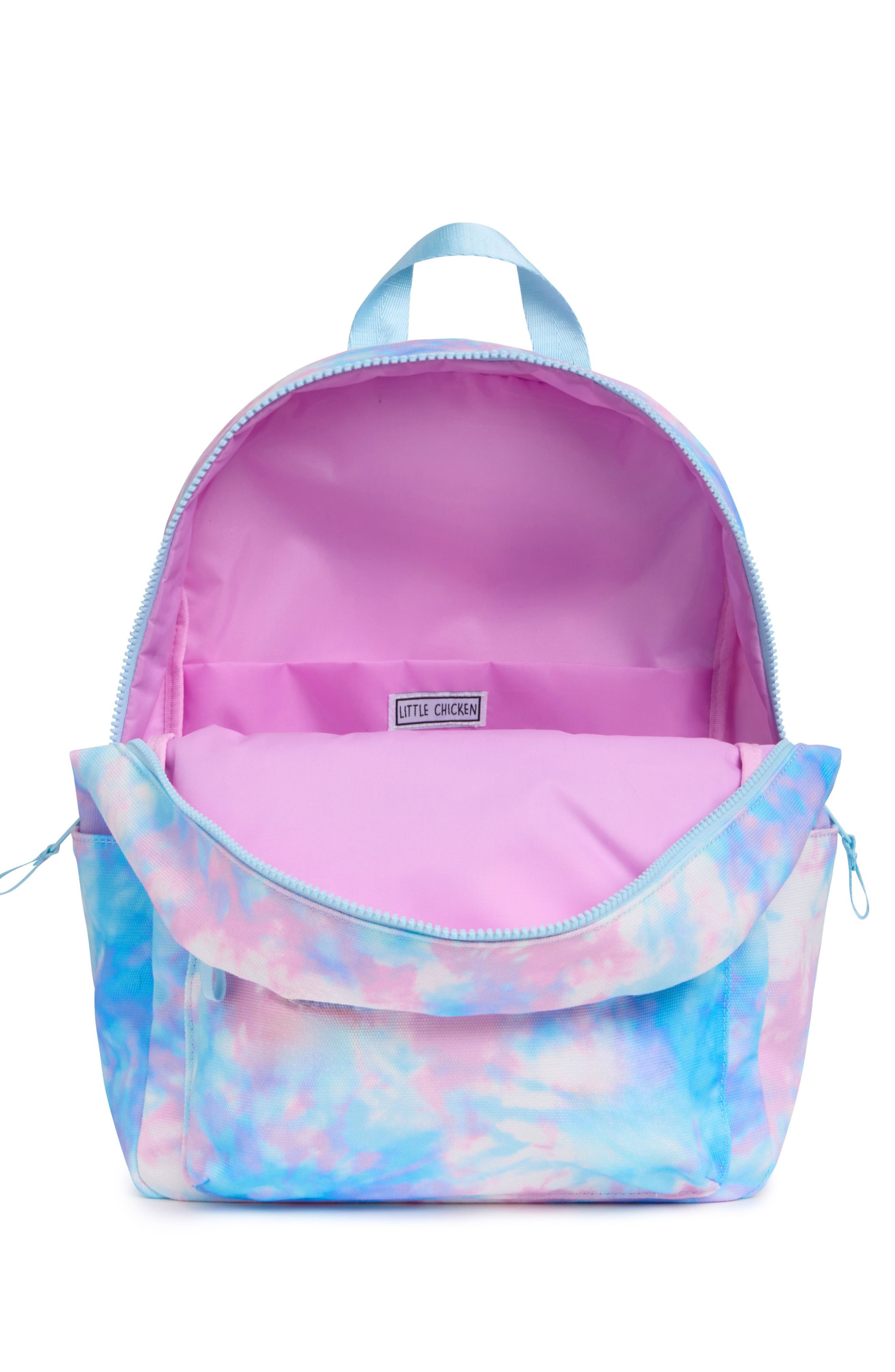 Little Chicken Kids' Backpack, Alternate, color, Multi Tie-Dye