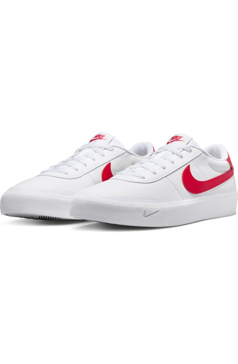 Nike Court Shot Low Top Sneaker, Main, color, White/ University Red