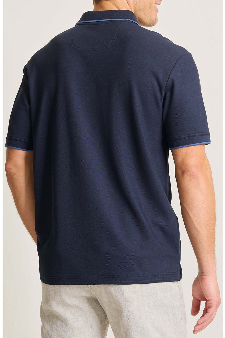 Emfielder Johnny Collar IslandZone® Polo, Alternate, color, BLUE NOTE
