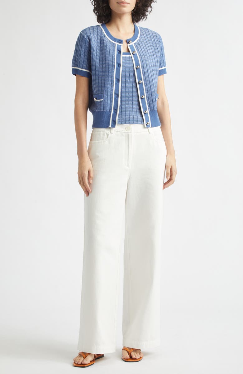 Toccin Patra Short Sleeve Cardigan, Alternate, color,