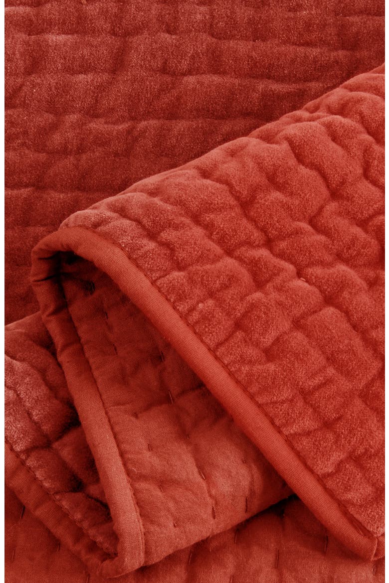 Tamara Velour Quilt 3-Piece Set, Alternate, color, BURGUNDY