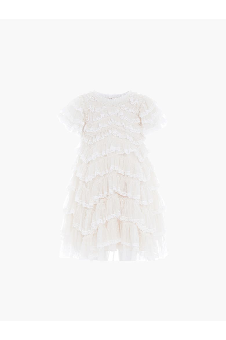 Libby Lace Kids Dress, Alternate, color, Cream