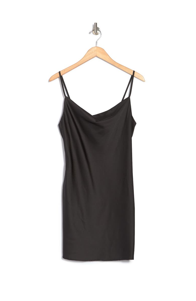 Know One Cares Satin Mini Slip Dress, Alternate, color,